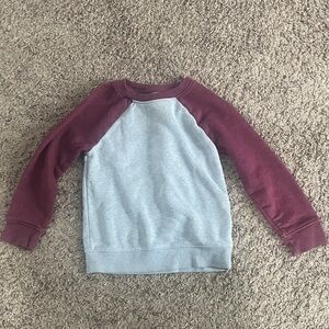 Cat & Jack Gray and Maroon Sweatshirt